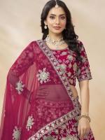 Rani Pink Art Silk Lehenga Choli